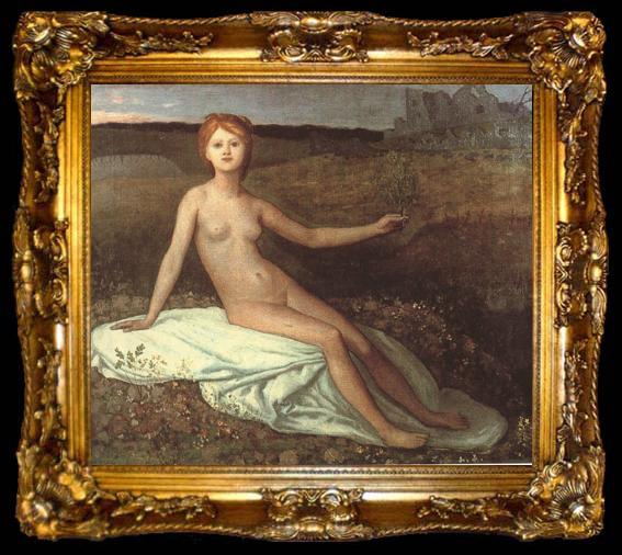 framed  Pierre Puvis de Chavannes Hope (mk19), ta009-2